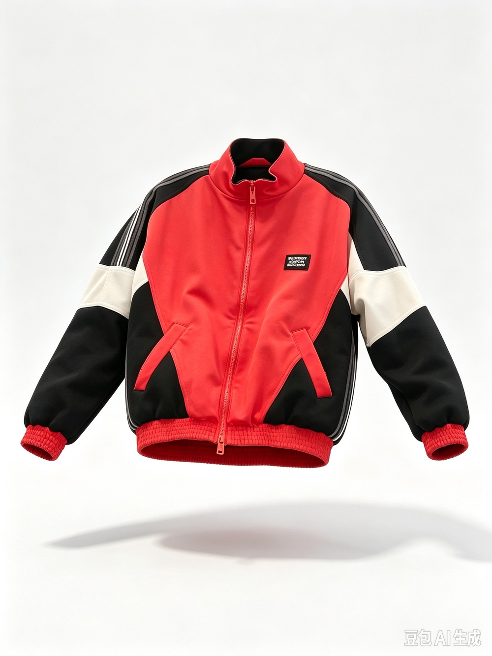 Burberry Red, Black & White Men’s Bomber Jacket